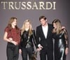 Pitti: l'uomo Trussardi vestito di pelle da testa a piedi